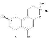 4H,8H-Benzo[1,2-b:3,4-b']dipyran-4-one, 2,3,9,10-tetrahydro-5-hydroxy-8,8-diMethyl-2-phenyl-, (S)- (9CI)